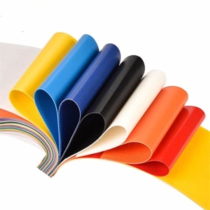 Glossy PVC Coated Tarpaulin Tents Plastic Tarpaulins Fabric