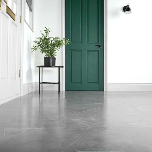 marble deluxe grey tile luxury click vinyl flooring 453085